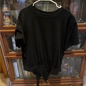 Nuuds Black Everyday T- bodysuit